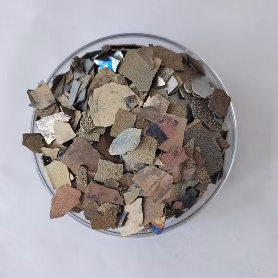 Mercado de alta pureza da siderurgia 99,7% preço flocos de metal de manganês eletrolítico
