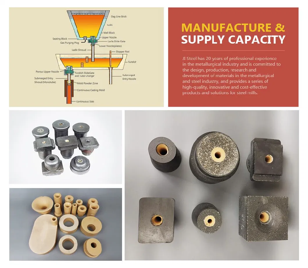 Zirconia Continuous Casting Metering Nozzle Tundish Nozzle